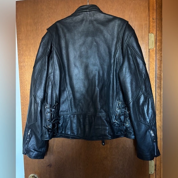 Men’sLeather Riding Jacket - Picture 5 of 7